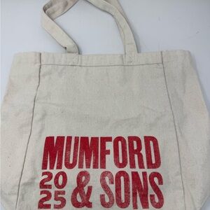 Mumford & Son Canvas Tote